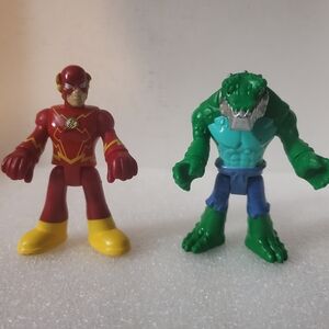 Fisher-Price Imaginext DC Super Friends The Flash And Killer Croc Action Figures